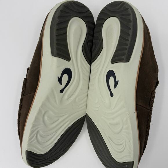Olukai KALIA Slip On Shoes Men Size 11.5 M 10453-6363 Dark Wood Drop In Heel main image 4